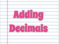 Adding Decimals Flashcards - Quizizz