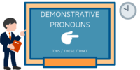 Pronomes demonstrativos - Série 6 - Questionário