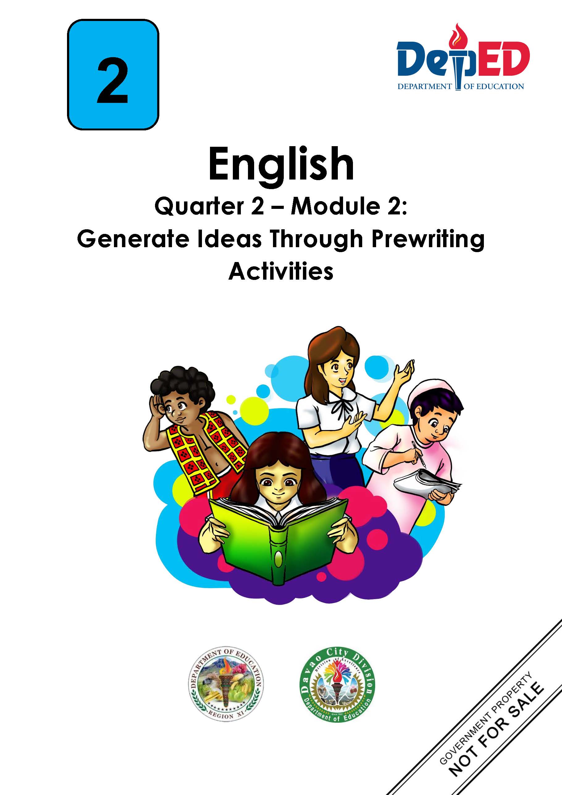 Qtr 2 W2 : English: Generate Ideas Through Prewriting Activi | Quizizz