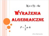 Wyrażenia - Klasa 5 - Quiz