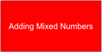 Adding Mixed Numbers Flashcards - Quizizz