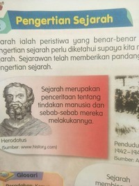 Pengertian Sejarah Tahun 4