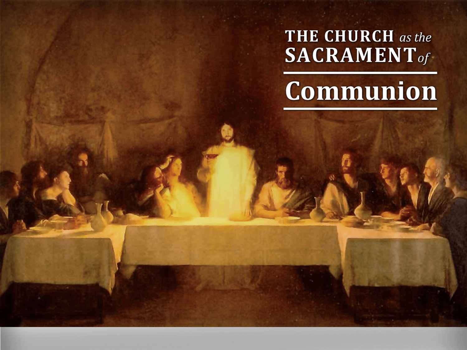 The Church as the Sacrament of Communion | Quizizz