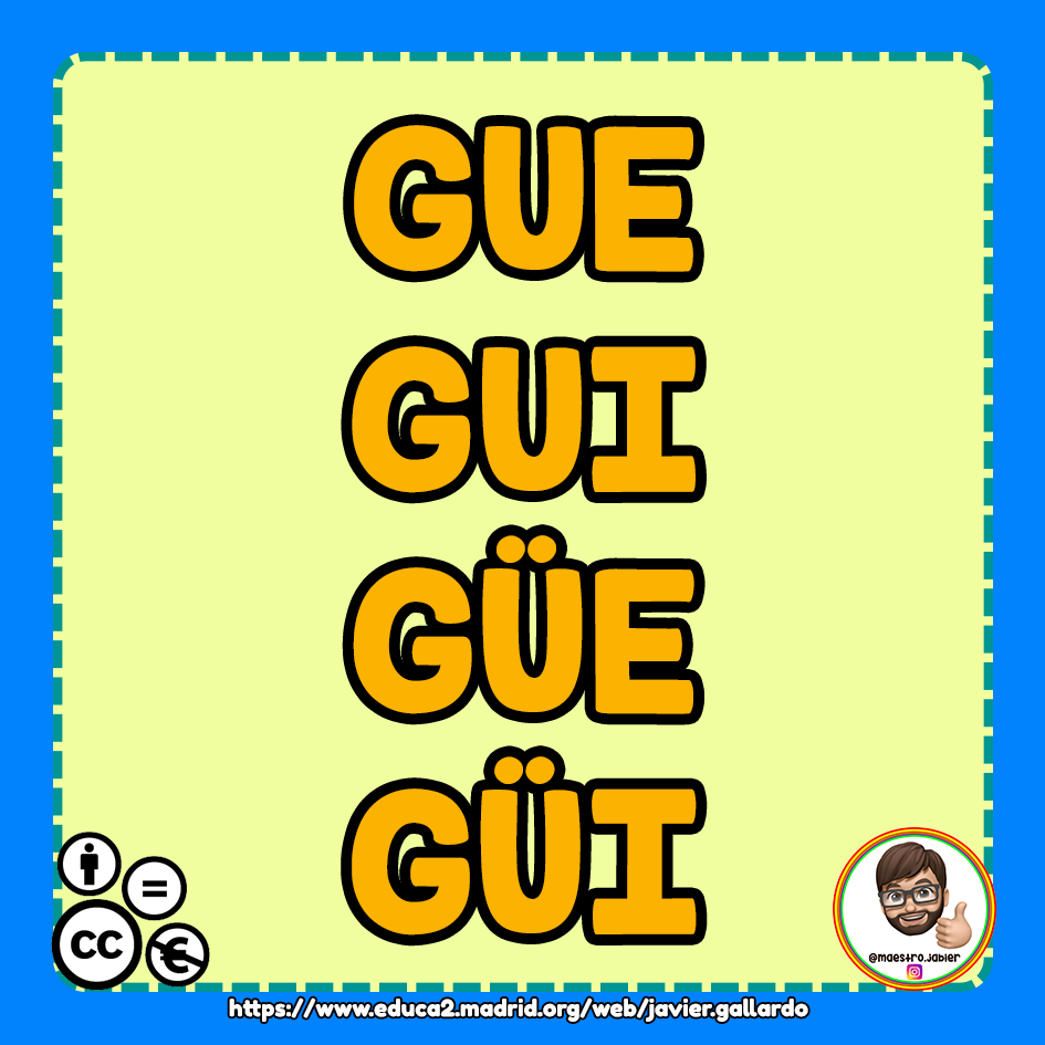 GUE-GUI-GÜE-GÜI | 127 jugadas | Quizizz