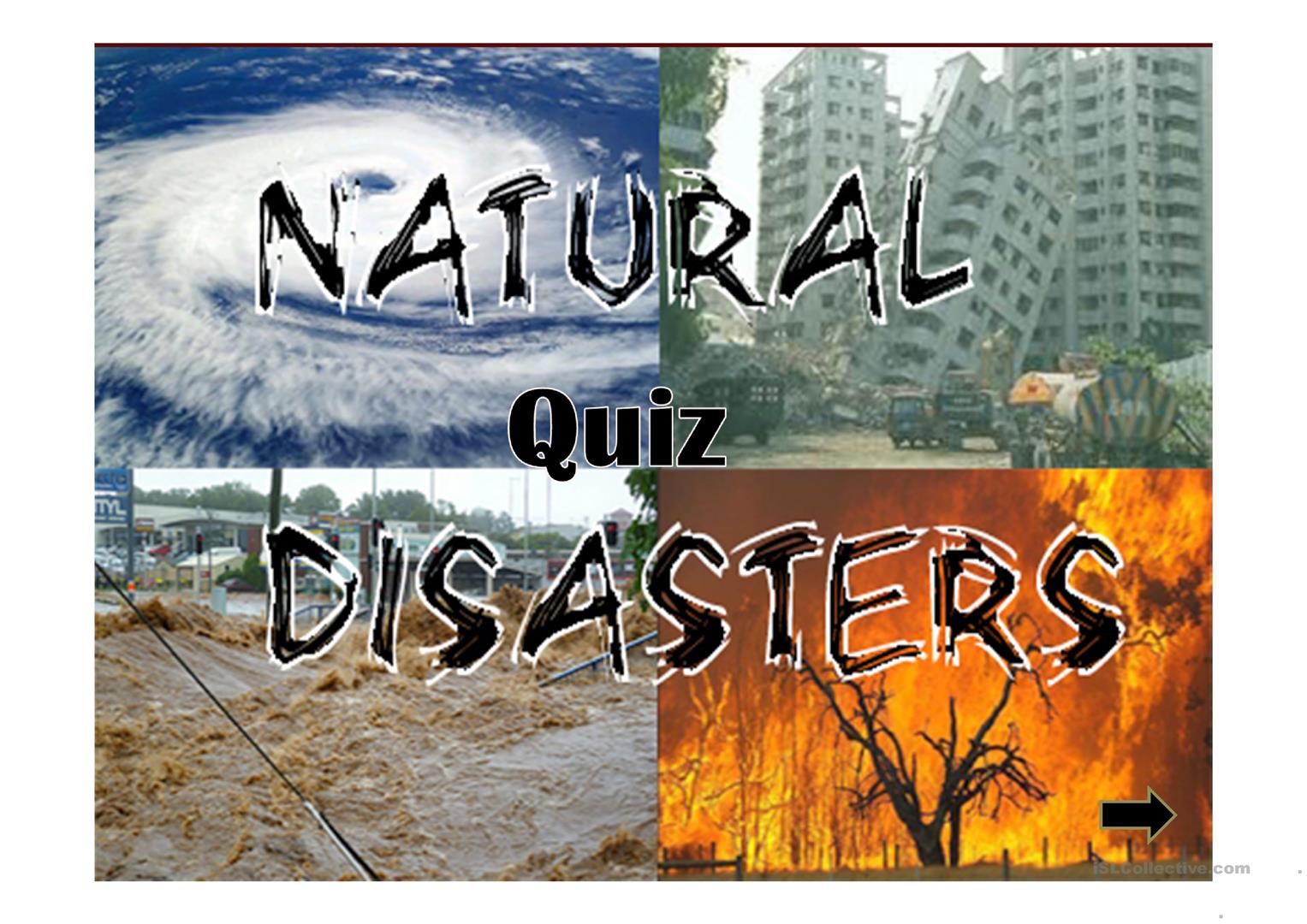 Natural Disasters | English Quiz - Quizizz