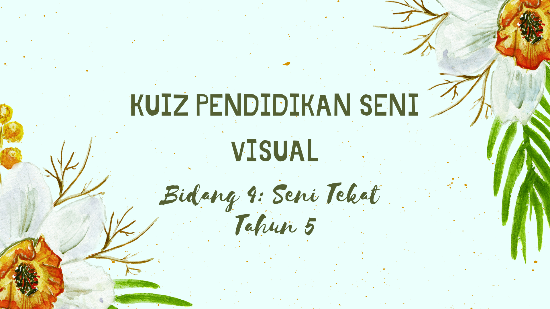 Seni Tekat (Bunga Kemboja Emas)