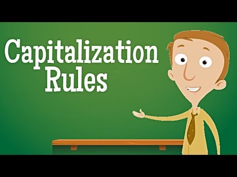 Letters: Capitalization - Class 2 - Quizizz