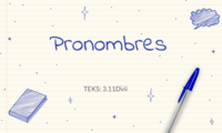 Pronombres indefinidos - Grado 3 - Quizizz