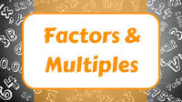 Factors and Multiples Flashcards - Quizizz