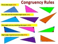 triângulos congruentes sss sas e asa - Série 10 - Questionário