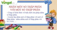 Giá trị vị trí thập phân Flashcards - Quizizz