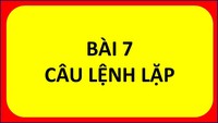 Bổ sung lặp đi lặp lại - Lớp 8 - Quizizz