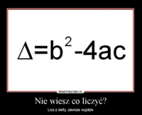 Kwadratowy - Klasa 1 - Quiz