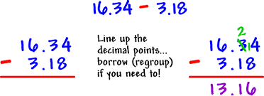 Subtracting Decimals - Class 1 - Quizizz