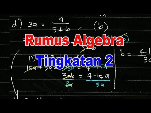Rumus Algebra Mathematics Quizizz