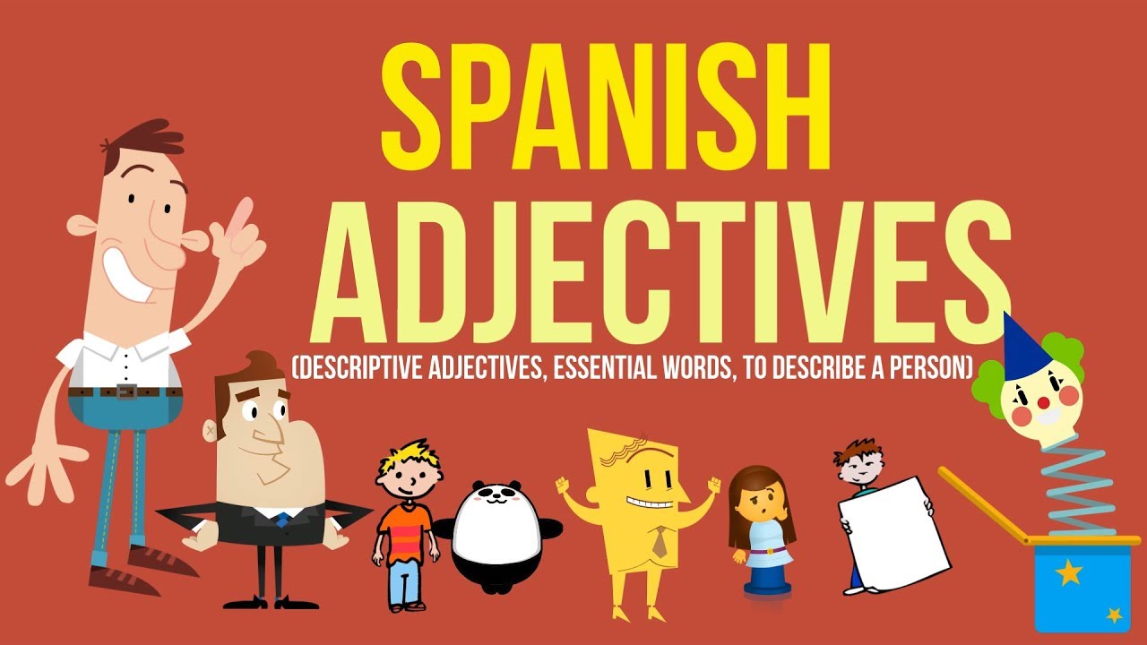 Spanish Adjectives Quiz Sporcle