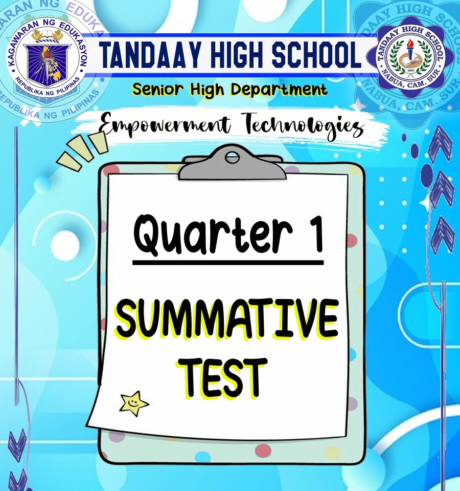 Empowerment Technologies Summative Test Quiz Quizizz My Xxx Hot Girl 0951