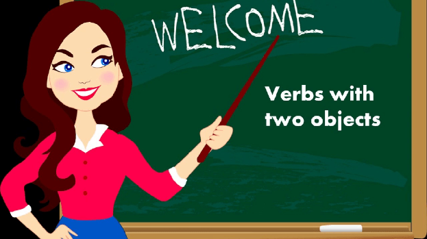 Verbs with two objects - Test- English