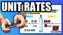 Ratios, Rates & Unit Rates