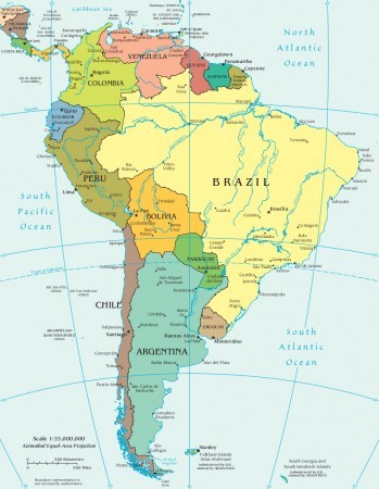 QUIZ - PAÍSES DA AMERICA DO SUL 