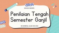 BSL (Bahasa Isyarat Inggris) - Kelas 2 - Kuis