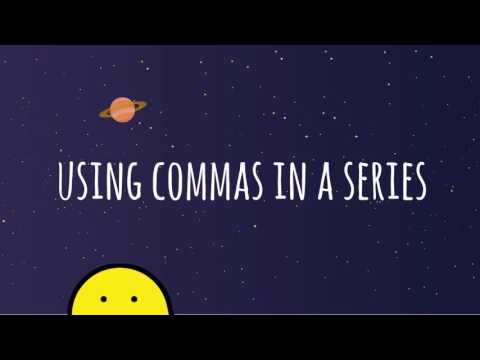 Commas in a Series - Year 2 - Quizizz