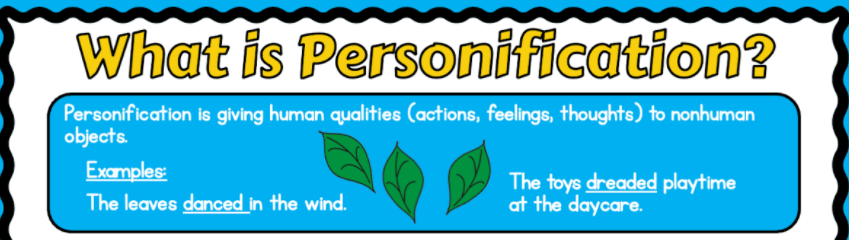 Personification - Year 6 - Quizizz