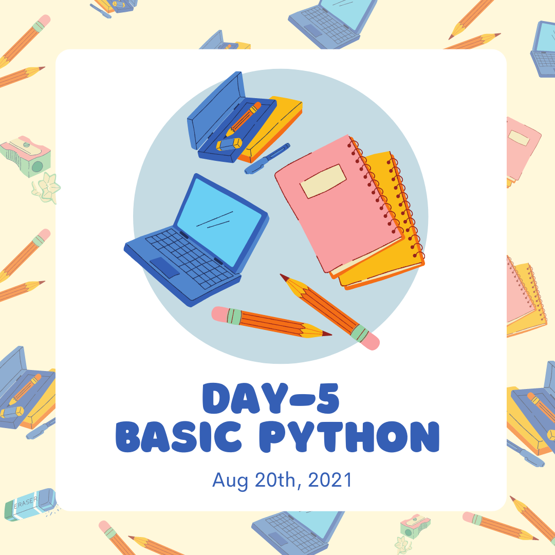 Day-5 Basic Python | Quizizz