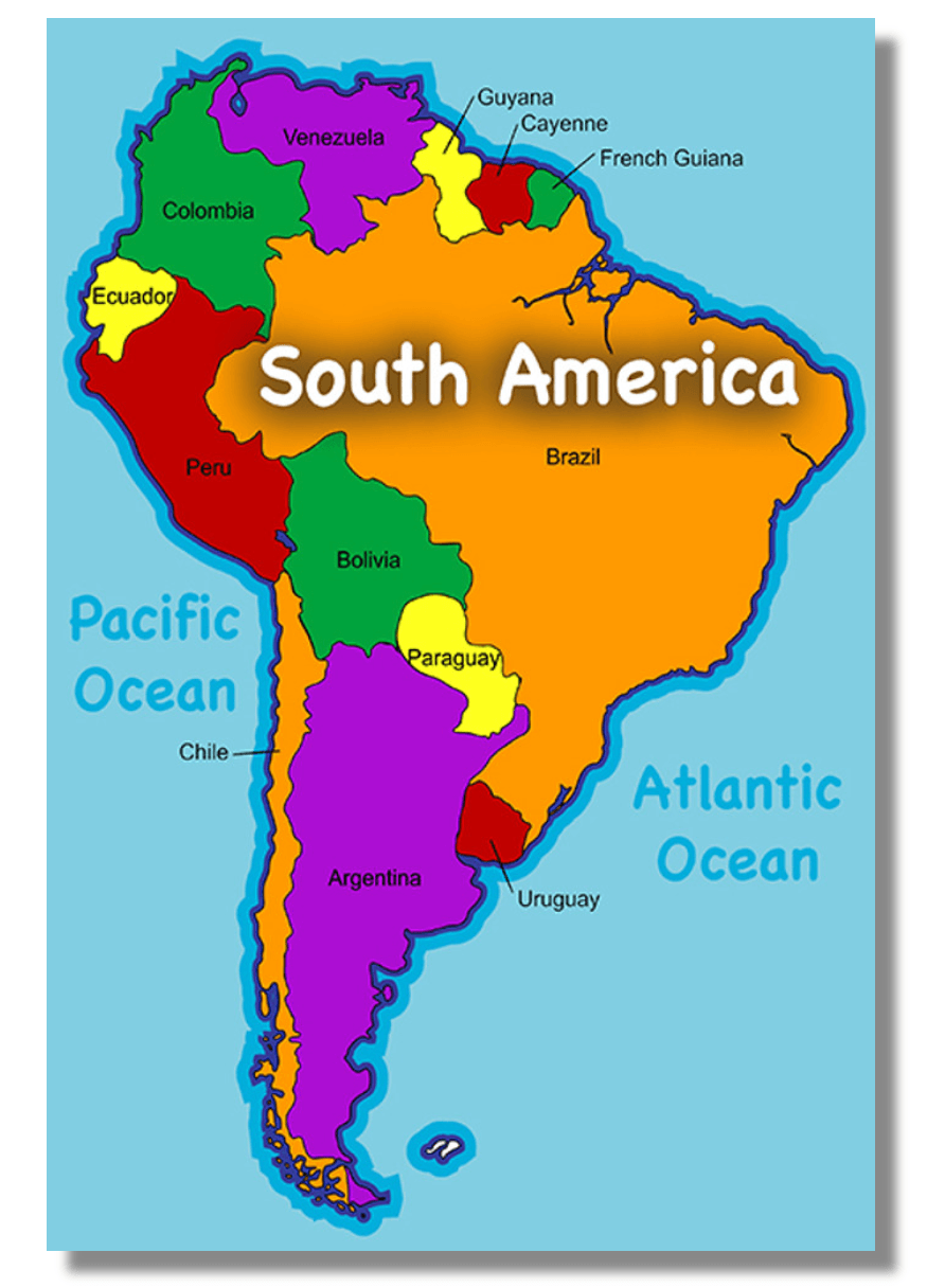 countries in south america - Year 3 - Quizizz