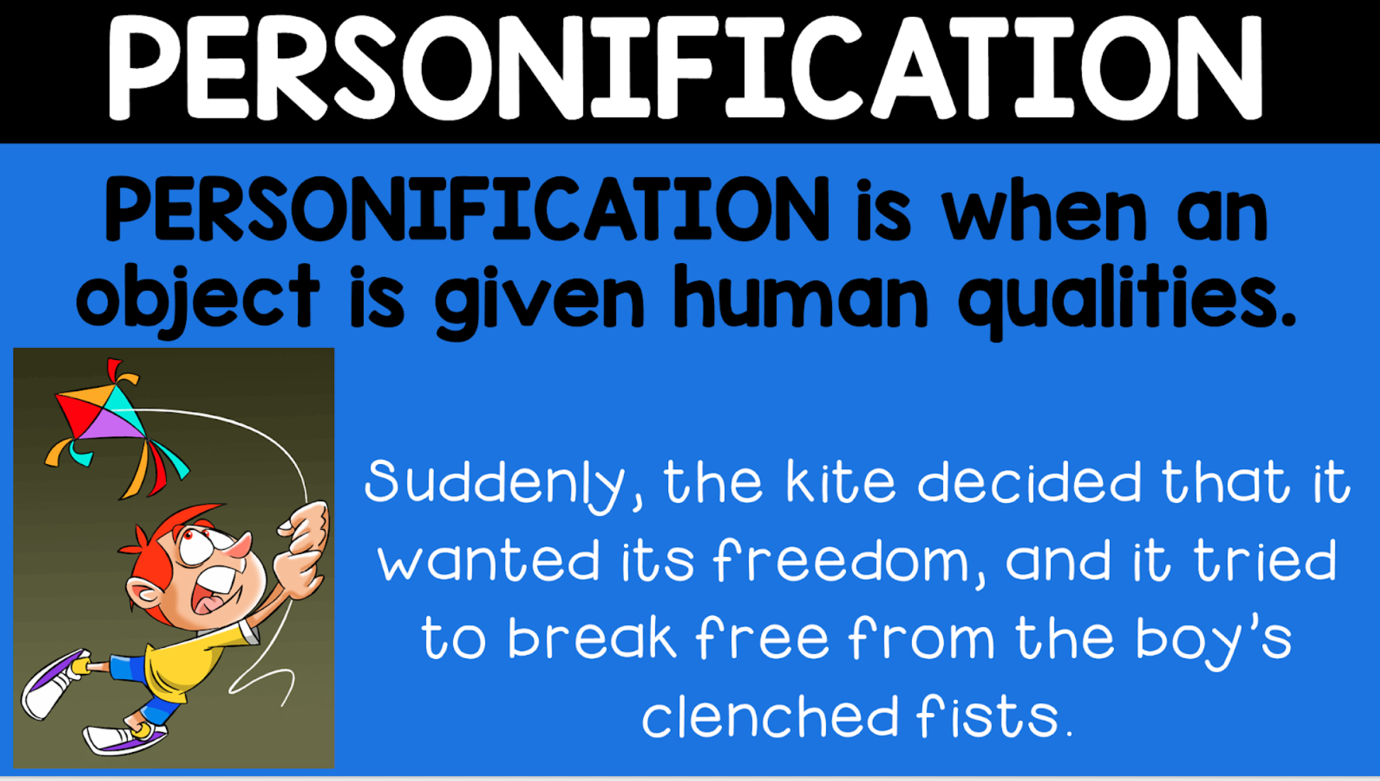 Personification Flashcards - Quizizz