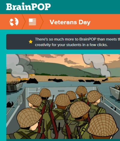 Brainpop Veterans Day History Quizizz