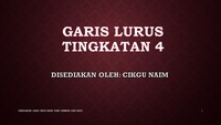 Garis - Kelas 12 - Kuis