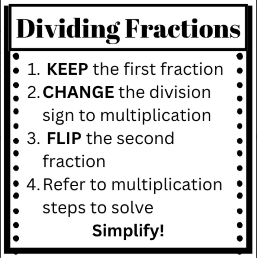 Dividing Fractions - Year 12 - Quizizz