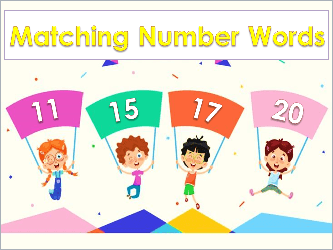 MATCHING NUMBER WORDS 11-20 | 119 plays | Quizizz