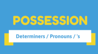 Pronomes possessivos Flashcards - Questionário