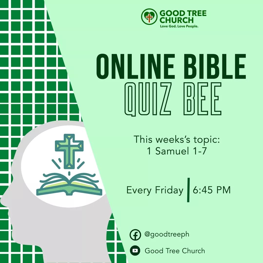 Good Tree Church Bible Quiz Part 1 (Gen. Knowledge- Set 2) - Quizizz