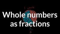 Whole Numbers as Fractions Flashcards - Quizizz