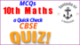 CBSE 10th Maths Quiz
