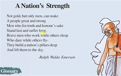 A NATION'S STRENGTH-POEM | English - Quizizz