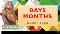 Days, Weeks, and Months on a Calendar - Grade 9 - Quizizz
