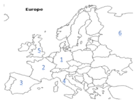 países da europa Flashcards - Questionário
