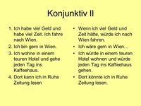 Konjunktiv II