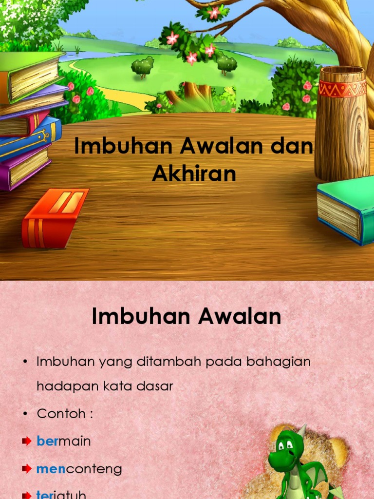 Akhiran Infleksional - Kelas 3 - Kuis