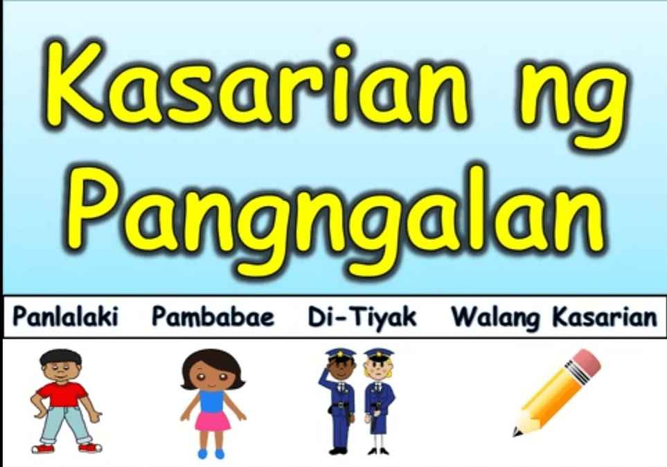 Kasarian ng Pangngalan