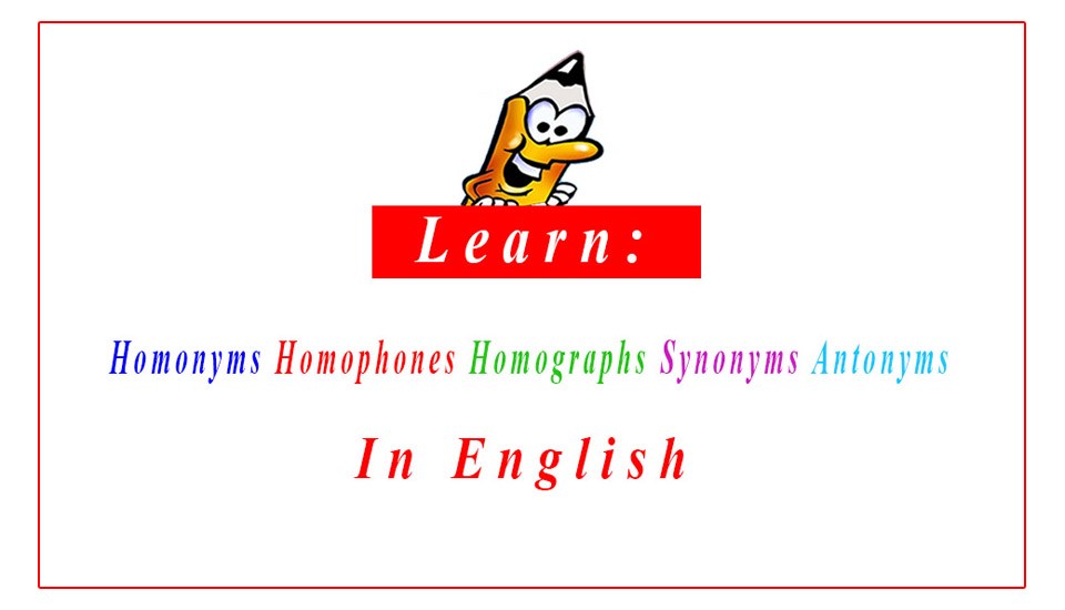 How to Teach Synonyms, Antonyms & Homonyms - Video & Lesson