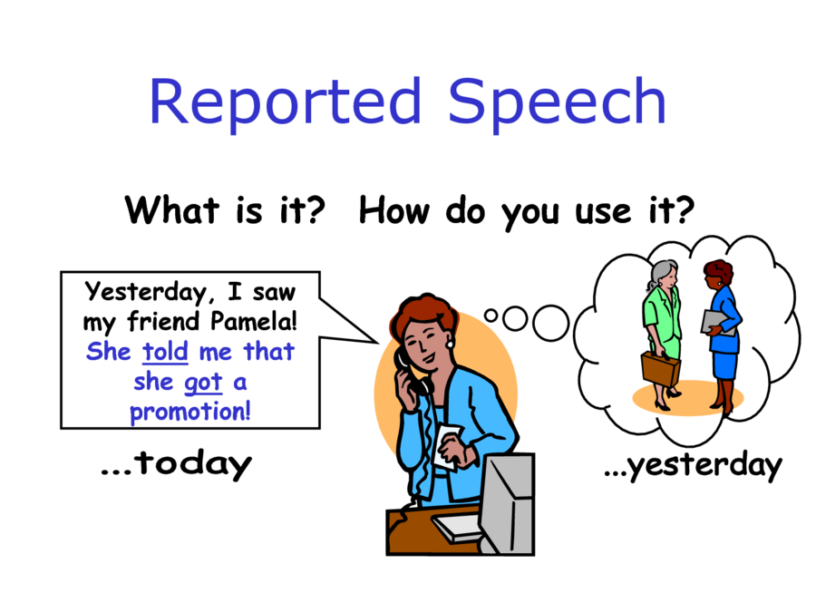 reported speech questions and answers