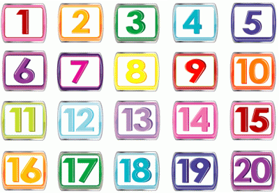 Tarjetas numéricas del 1 al 20 - Grado 7 - Quizizz