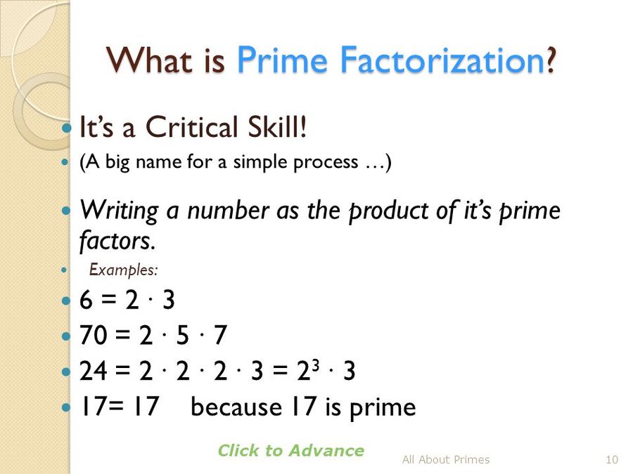 Prime Factorization | Mathematics - Quizizz