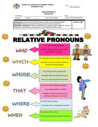 Relative Pronouns - Year 11 - Quizizz