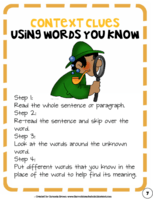 Determining Meaning Using Context Clues Flashcards - Quizizz